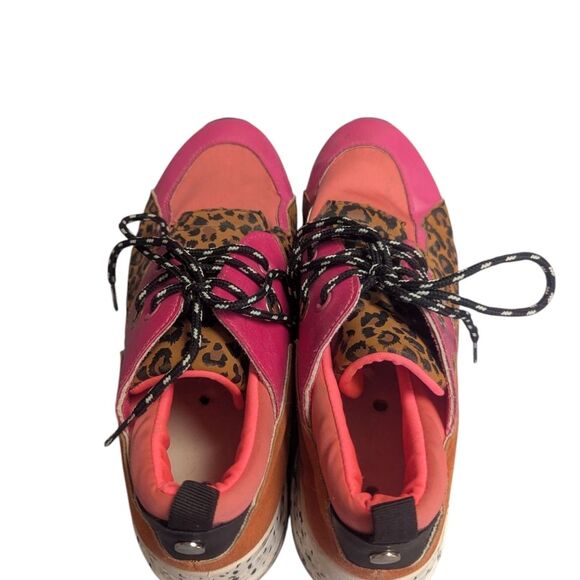 🛍️ Steve Madden Women's Cliff Sneaker "Snake" Size 9 w/ Cheetah Print - Picture 4 of 4